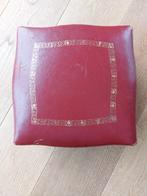 Vintage voetbankje, Minder dan 50 cm, Gebruikt, Vierkant, Ophalen of Verzenden