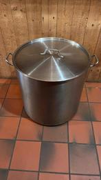 Grote RVS Kookpan 98 Liter, Ophalen, Gebruikt, Inox, Kookpan of Snelkookpan