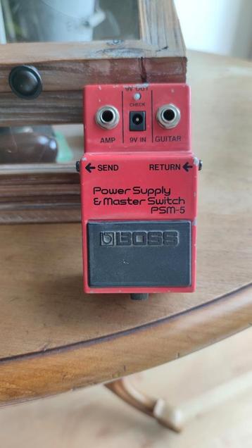 1986 BOSS PSM-5 Power Supply and Master Switch