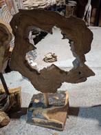 tranche de teck sur pied plusieurs modèles disponibles, Tuin en Terras, Tuinbeelden, Ophalen of Verzenden, Nieuw, Boeddhabeeld