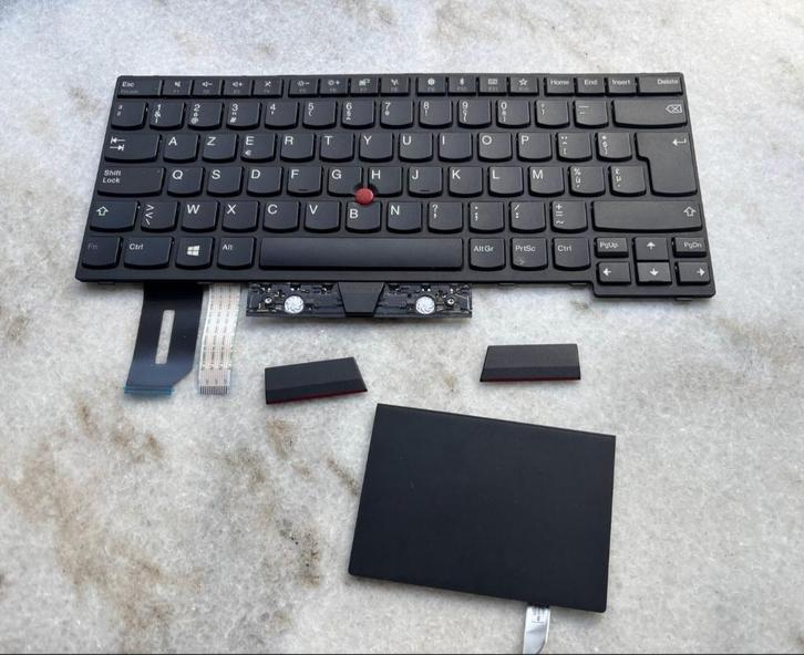 AZERTY Keyboard Lenovo E495, Informatique & Logiciels, Claviers, Utilisé, Azerty, Filaire, Enlèvement ou Envoi