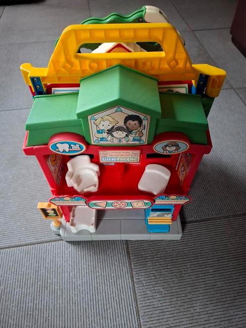 Fisher Price Little People leuk & leerzaam stad uit 2008, Kinderen en Baby's, Speelgoed | Fisher-Price, Gebruikt, Speelset, Ophalen of Verzenden