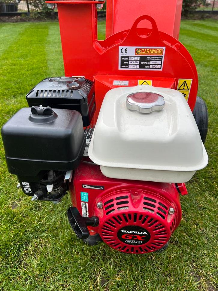 Hakselaar Caravaggi TRX 50 S Honda Gx 200, Tuin en Terras, Hakselaars, Zo goed als nieuw, Ophalen