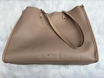 Tamaris Beige Reversible Tote Bag met Afneembaar Pouch beschikbaar voor biedingen