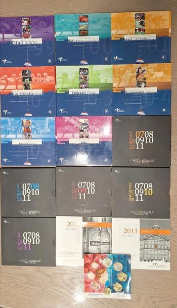 Euroserie VAN 1CT TOT 2 EURO NEDERLAND HOLLAND NDL FDC KMS B beschikbaar voor biedingen