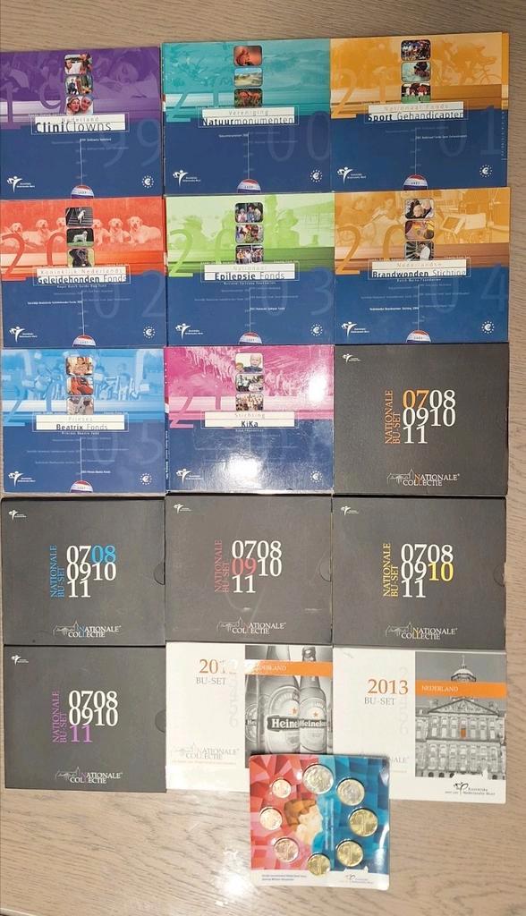 Euroserie VAN 1CT TOT 2 EURO NEDERLAND HOLLAND NDL FDC KMS B, Postzegels en Munten, Munten | Europa | Euromunten, Overige waardes