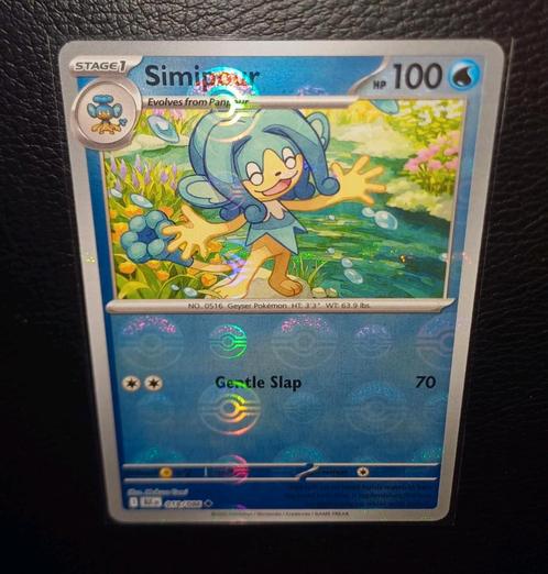 Modern Era: Simipour PB 018/086 Black Bolt, Hobby en Vrije tijd, Verzamelkaartspellen | Pokémon, Zo goed als nieuw, Ophalen of Verzenden