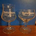 2 verres de VANDERLINDEN - HALLE, Collections, Marques de bière, Comme neuf, Enlèvement ou Envoi