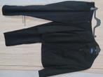 Ensemble pantalon + veste suédine noire T46, Claude Arielle, Noir, Porté, Autres types