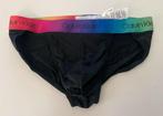 Calvin Klein Microfiber Pride Tanga, Verzenden, Zwart, Calvin Klein, Slip