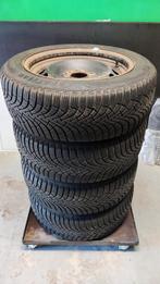 4 pneus hiver Goodyear 205/55R16 sur jantes pour BMW E90., Auto-onderdelen, Banden en Velgen, Ophalen, Gebruikt, Winterbanden