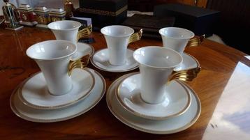 Versace Rosenthal Mèandre d'or, porcelaine et or, Antiek en Kunst, Ophalen of Verzenden