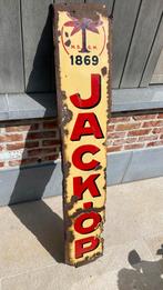 Emaille jack op, Ophalen, Gebruikt, Reclamebord