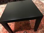 BİJZETTAFEL / SALONTAFEL 55 x 55 x 45, 45 tot 60 cm, Gebruikt, Vierkant, Hout