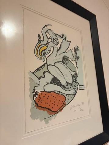 gesigneerde en genummerde litho Corneille beschikbaar voor biedingen