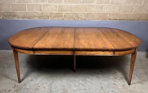 Massief Eiken Ovaal XL Eettafel Uitschuifbaar Klassiek, Antiek en Kunst, Antiek | Meubels | Tafels, Ophalen