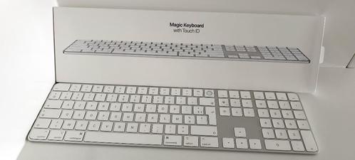 Apple Magic Keyboard met numeriek toetsenblok en Touch ID, Informatique & Logiciels, Claviers, Comme neuf, Numerique, Sans fil