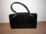 zeer mooie vintage zwarte hagedis lederen handtas, Handtassen en Accessoires, Tassen | Damestassen, Ophalen of Verzenden, Handtas