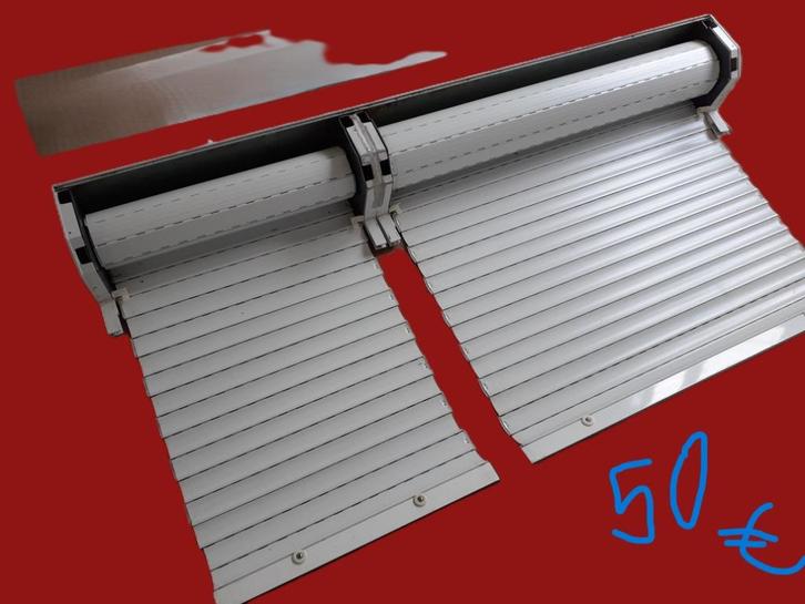 URGENT VOLETS COMPLETS PORTE + FENETRE, Doe-het-zelf en Bouw, Deuren en Vliegenramen, Gebruikt, Buitendeur, 215 cm of meer, Ophalen