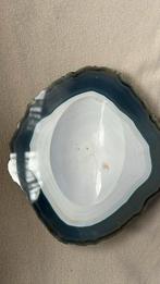 Agaat met malachietei, Verzamelen, Mineralen en Fossielen, Ophalen of Verzenden