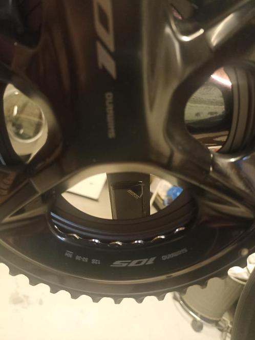 Nieuwe Giant Power Pro vermogensmeter + crankstel 105 52/36, Fietsen en Brommers, Fietsonderdelen, Nieuw, Racefiets, Crankstel of Pedalen