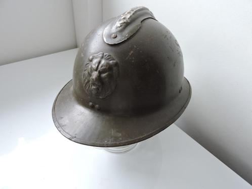 1940 ABBL coque de casque Adrian peinture originale, Collections, Objets militaires | Seconde Guerre mondiale, Autres, Enlèvement ou Envoi