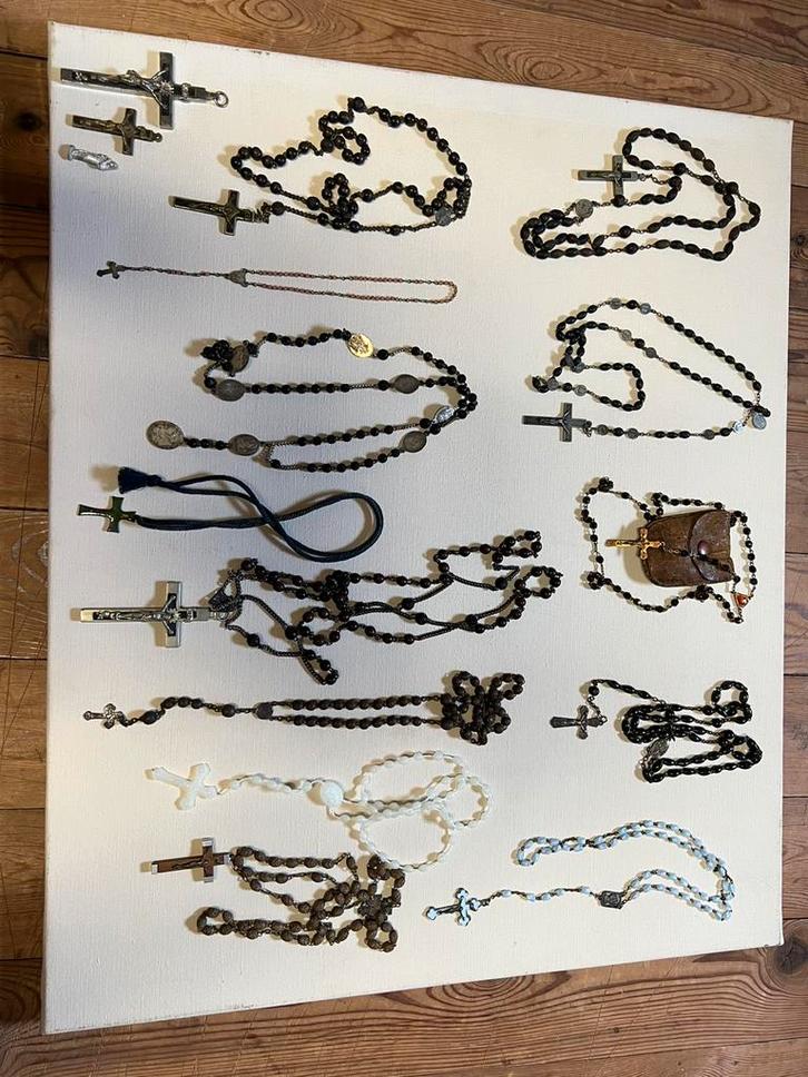 PATERNOSTERS—ROZENKRANS, Antiek en Kunst, Antiek | Religieuze voorwerpen, Ophalen
