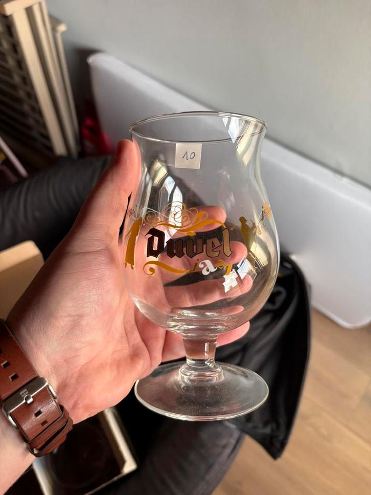 Duvel jazz (zangeres en sax), Verzamelen, Glas en Drinkglazen, Zo goed als nieuw, Ophalen