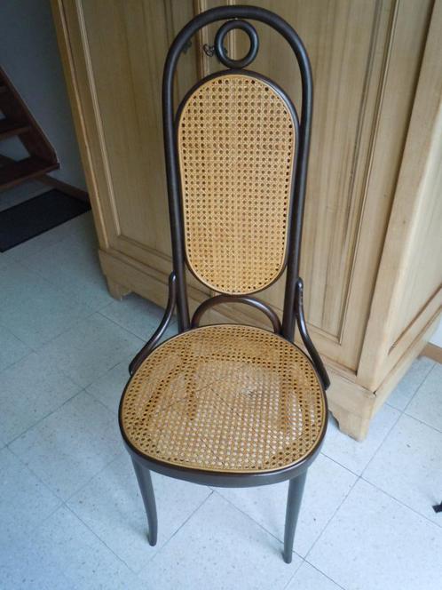 3 Thonet stoelen model "Lange Jan" - 207R, Huis en Inrichting, Stoelen, Gebruikt, Drie, Hout, Riet of Rotan, Ophalen