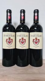 3 fl. Ch. d'Aiguilhe 2016 Castillon, Verzamelen, Wijnen, Ophalen of Verzenden