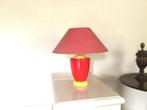 2 lampes vintages H 41 cm parfait état, Maison & Meubles, Lampes | Abat-jour, Comme neuf, 25 à 50 cm, Enlèvement, Rouge