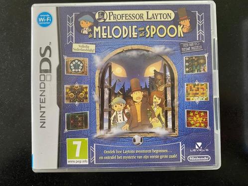 Professor Layton en de Melodie van het Spook (Nintendo DS), Games en Spelcomputers, Games | Nintendo DS, Zo goed als nieuw, Puzzel en Educatief