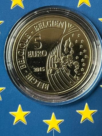 België 5 euro 2015 - Mons Culturele Hoofdstad Proof Quality beschikbaar voor biedingen