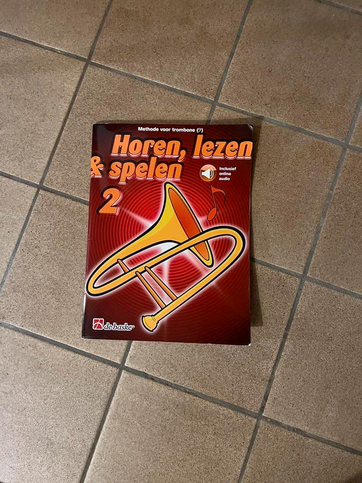 Studieboek trombone (in F sleutel), Musique & Instruments, Instruments à vent | Trombones, Comme neuf, Enlèvement