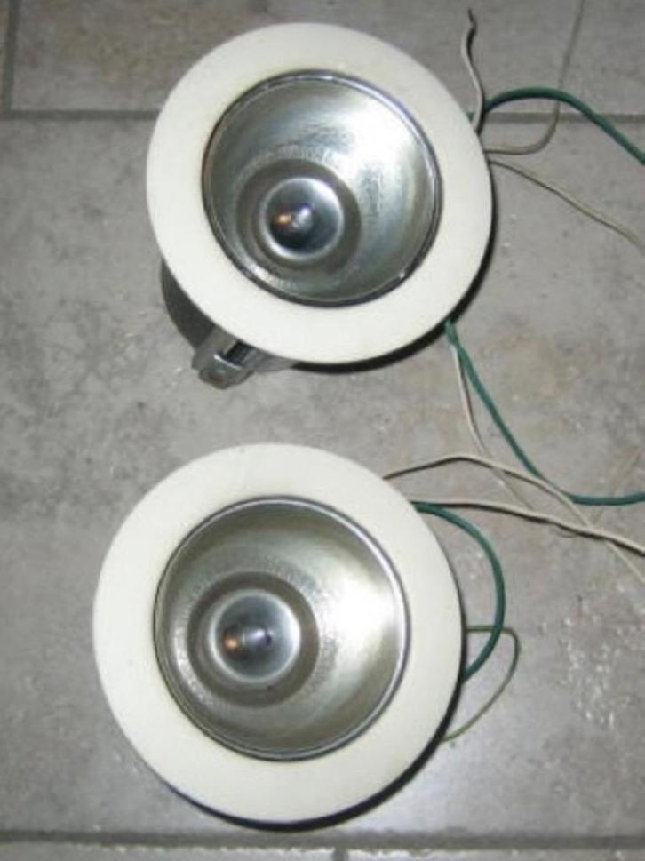 2 inbouwspots, Huis en Inrichting, Lampen | Spots, Gebruikt, Ophalen of Verzenden