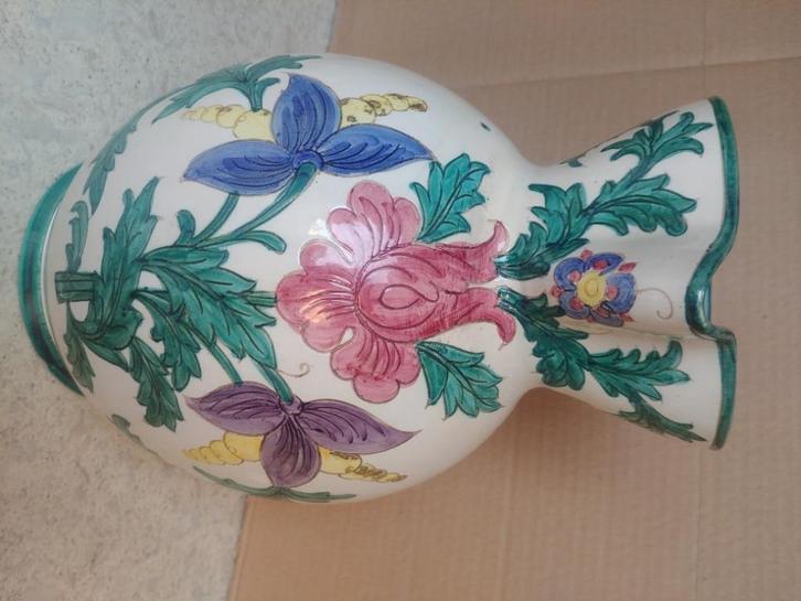 Cruche ancienne en faïence italienne, Antiquités & Art, Antiquités | Céramique & Poterie, Enlèvement