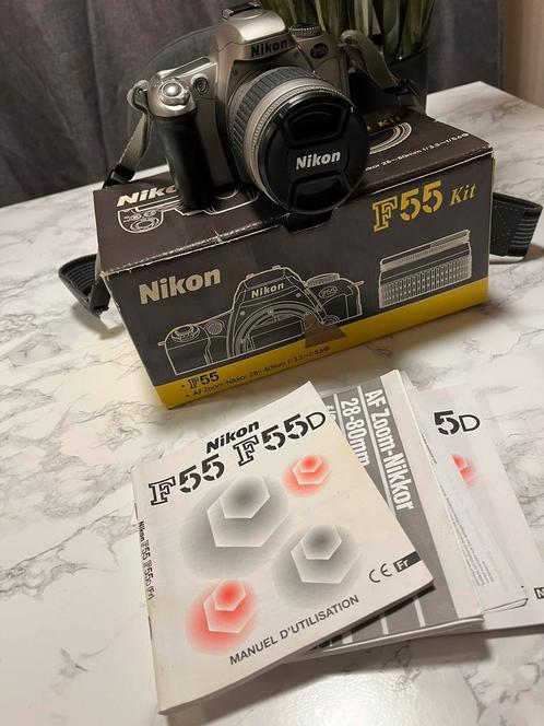 Nikon F55 Kit prêt à l’emploi, TV, Hi-fi & Vidéo, Appareils photo numériques, Comme neuf, Nikon