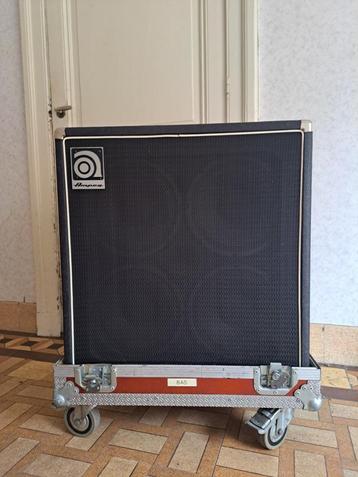 Ampeg SVT 410 HE classic cabinet made in USA + flightcase beschikbaar voor biedingen
