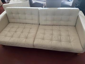 ️ Canapé cuir Ikea Landskrona Karlstad 3 places utilisé beschikbaar voor biedingen