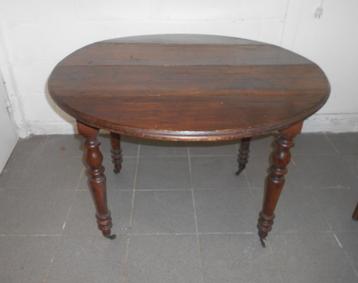 ancienne table ronde ,les cotés se replient, Enlèvement ou Envoi