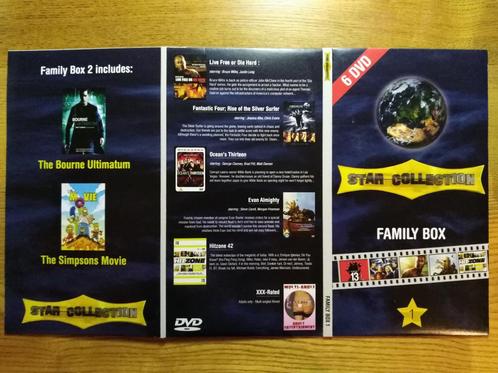 Family Movie Box 5 DVD - Die Hard, Fantastic Four, Hitzone,, Cd's en Dvd's, Dvd's | Actie, Zo goed als nieuw, Actie, Boxset, Vanaf 16 jaar