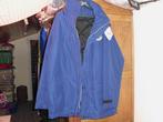 Blauwe Parka " L" kap/gevoerd/ "TEFLON", Ophalen, Maat 52/54 (L), Blauw, Nieuw