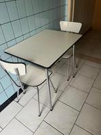 Eettafel met 2 stoelen, Huis en Inrichting, Tafels | Eettafels, Ophalen, Zo goed als nieuw
