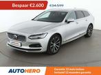 Volvo V90 2.0 B5 Inscription (bj 2021, automaat), Auto's, Volvo, 1826 kg, Euro 6, 1969 cc, Leder