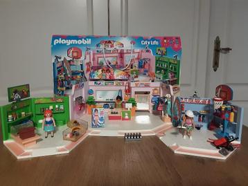 Ensemble de galeries marchandes Playmobil Mega