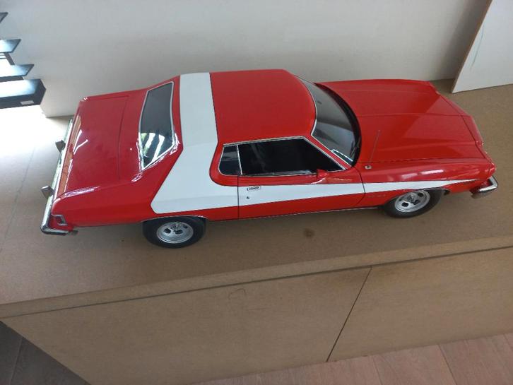 Ford Gran Torino 1/8 Altaya, Hobby & Loisirs créatifs, Voitures miniatures | 1:5 à 1:12, Comme neuf, Voiture, 1:5 à 1:8, Enlèvement