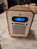 Stereoboomm wood box plus bluetooth + DAB radio, Audio, Tv en Foto, Radio's, Ophalen of Verzenden, Gebruikt, Radio