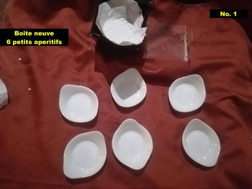 Verrines pour apéro en porcelaine blanche - Petits Apertifs, Maison & Meubles, Cuisine | Vaisselle, Neuf, Porcelaine, Enlèvement ou Envoi