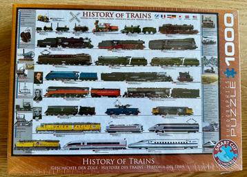 Puzzles 500 ou 1000 pièces - History of Trains