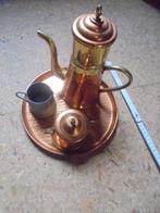 service à thé antique en cuivre, Antiquités & Art, Enlèvement ou Envoi